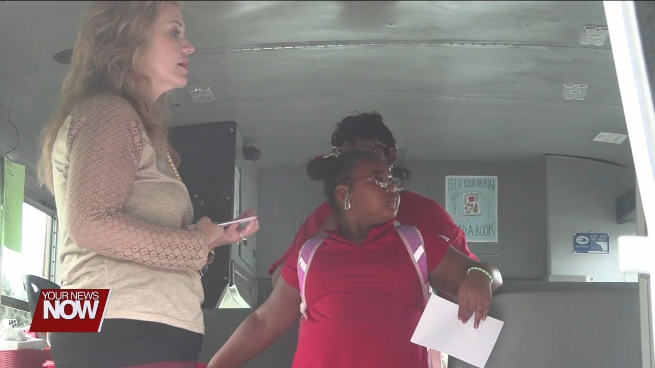 Spartan Ride bringing books and other educational items to Lima City Schools students